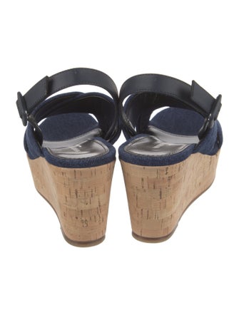 Marion Parke Denim Slingback Sandals