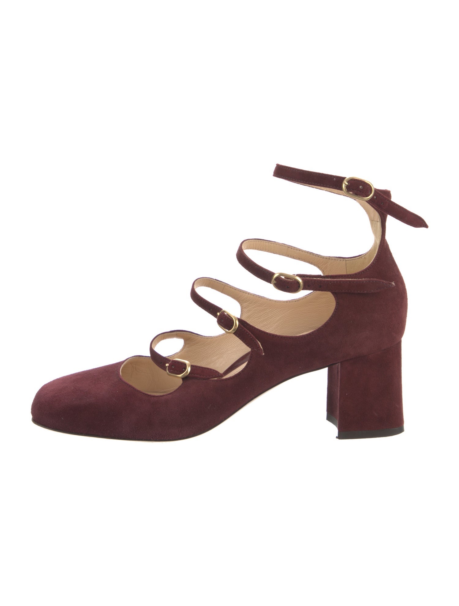 Marion Parke Suede Lasercut Accents Pumps