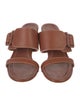 Marion Parke Leather Whipstitch Trim Slides