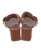 Marion Parke Leather Whipstitch Trim Slides