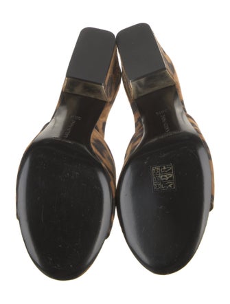 Marion Parke Suede Animal Print Slides