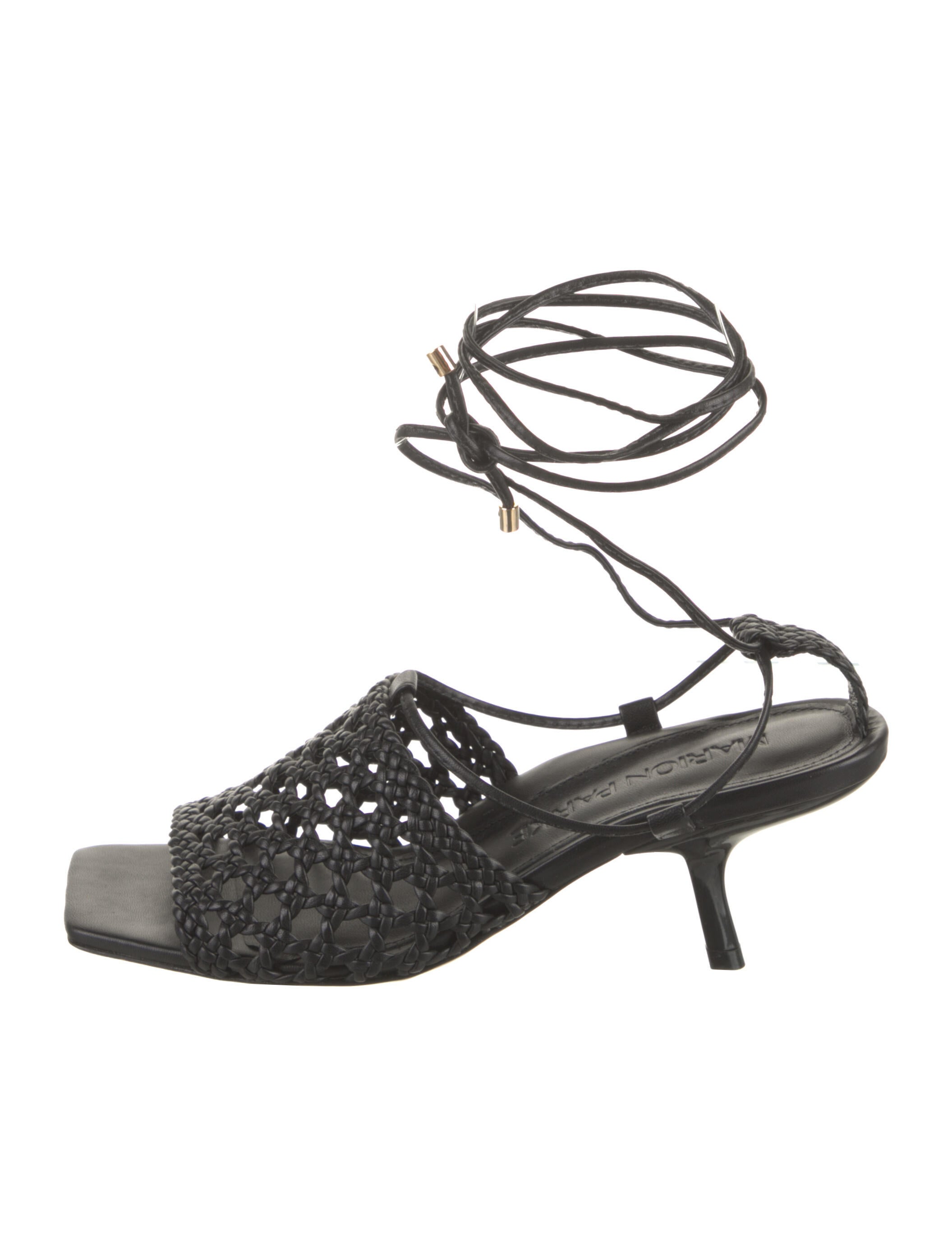 Marion Parke Leather Lasercut Accents Gladiator Sandals w/ Tags