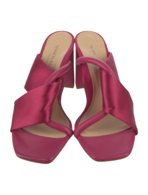 Marion Parke Leather Printed Slides