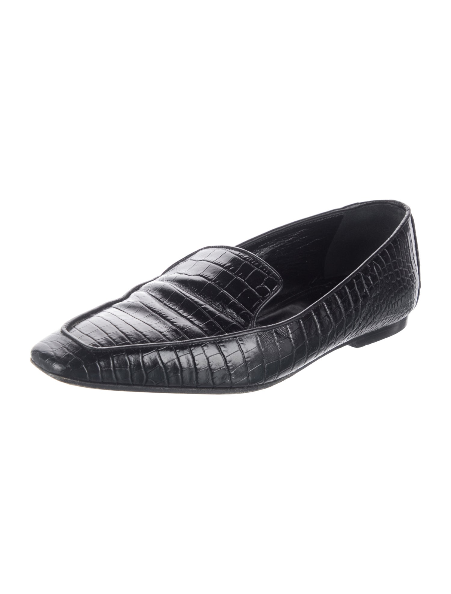 Marion Parke Embossed Leather Loafers