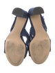 Marion Parke Denim Raw-Edge Trim Slides