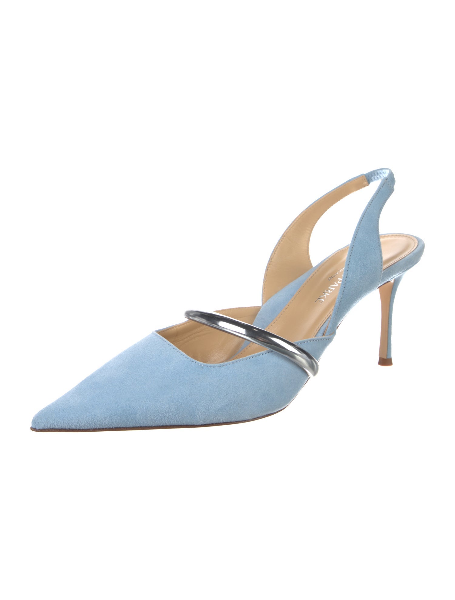 Marion Parke Suede Slingback Pumps