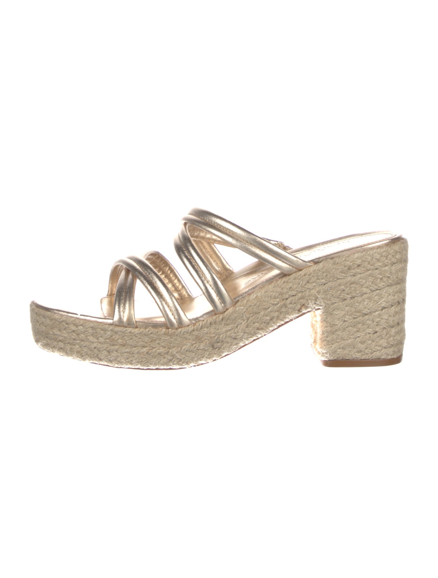 Marion Parke Leather Braided Accents Espadrilles