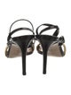 Marion Parke Leather Colorblock Pattern Sandals