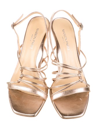 Marion Parke Leather Slingback Sandals