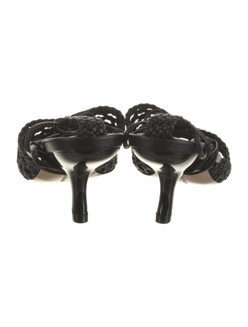 Marion Parke Leather Braided Accents Gladiator Sandals