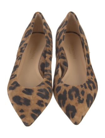 Marion Parke Suede Animal Print Flats