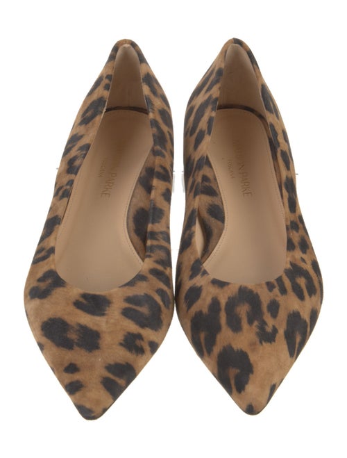 Marion Parke Suede Animal Print Flats