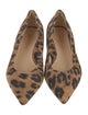 Marion Parke Suede Animal Print Flats