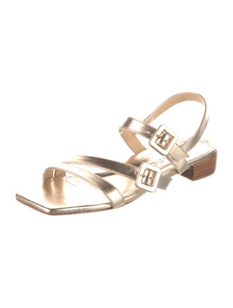 Marion Parke Leather Slingback Sandals