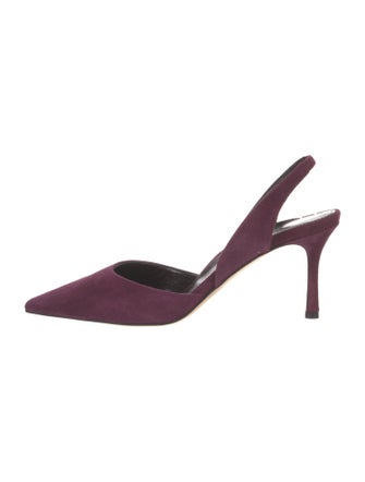 Marion Parke Suede Slingback Pumps
