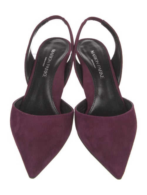 Marion Parke Suede Slingback Pumps