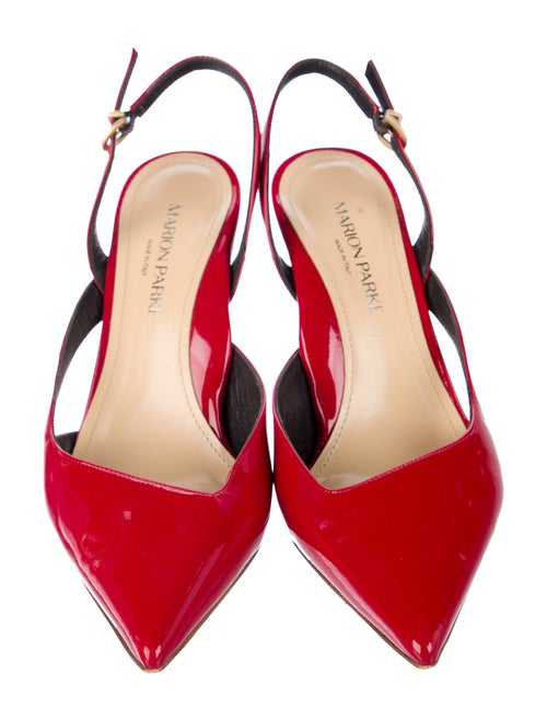 Marion Parke Leather Slingback Pumps