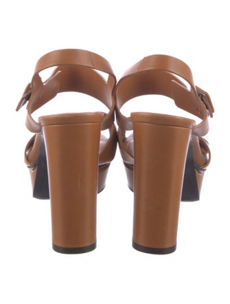 Marion Parke Leather Slingback Sandals