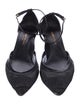Marion Parke Leather Leather Trim Embellishment D'Orsay Flats