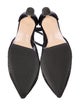 Marion Parke Leather Leather Trim Embellishment D'Orsay Flats