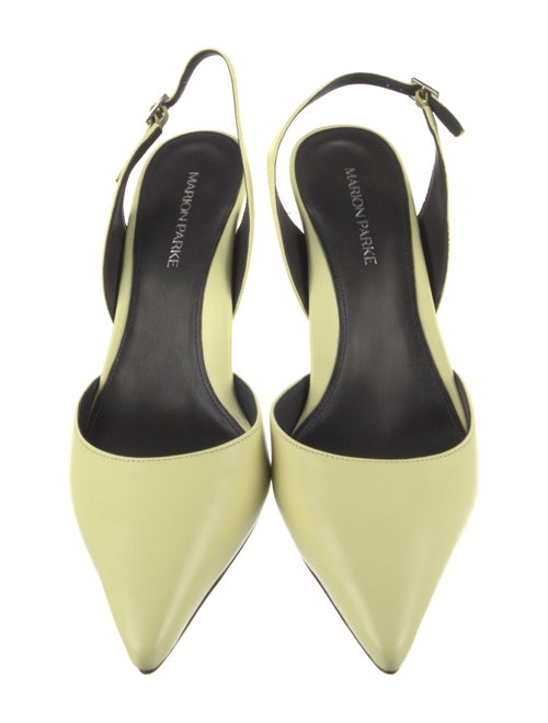 Marion Parke Leather Slingback Pumps