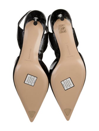 Marion Parke Patent Leather Slingback Pumps