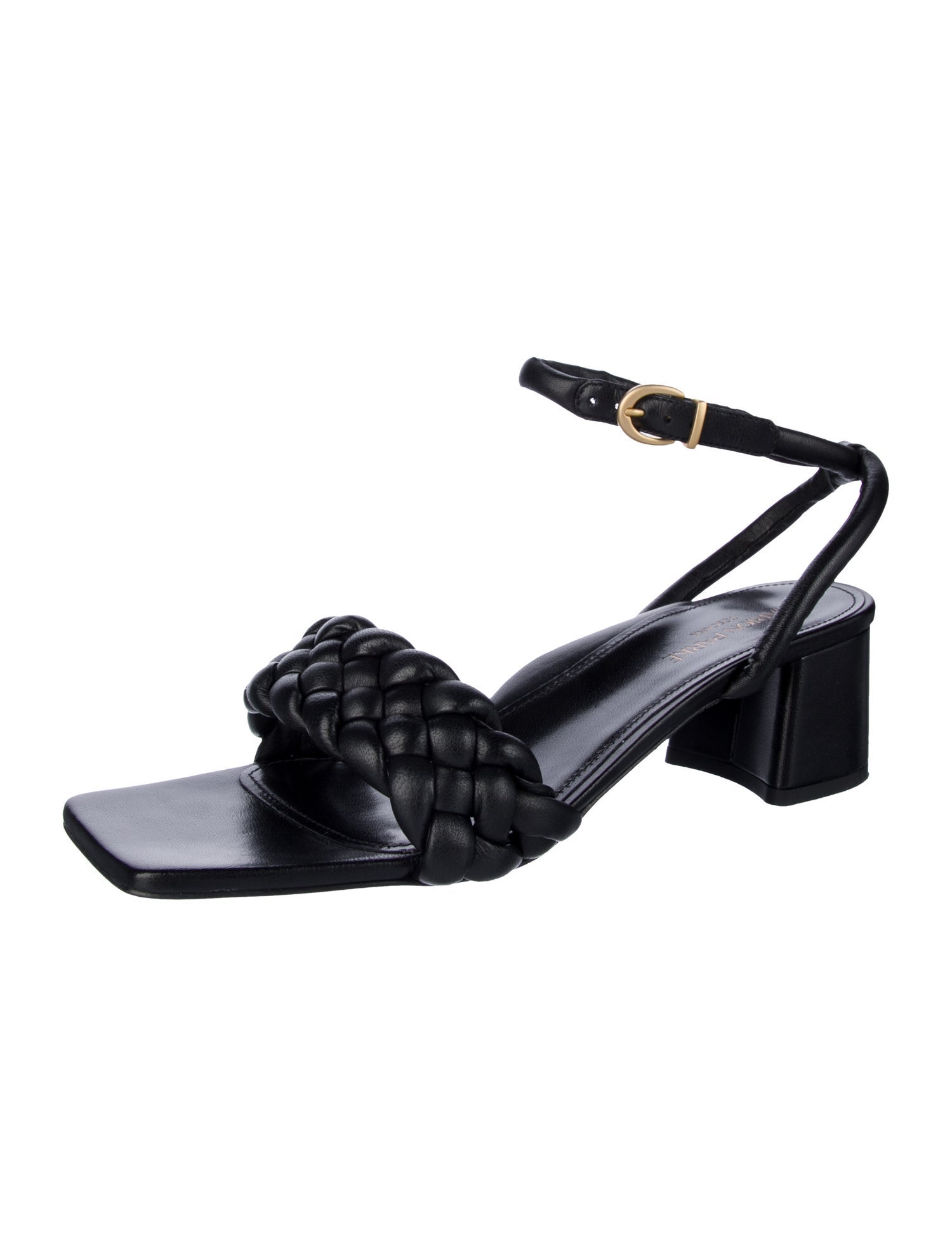Marion Parke Leather Braided Accents Sandals