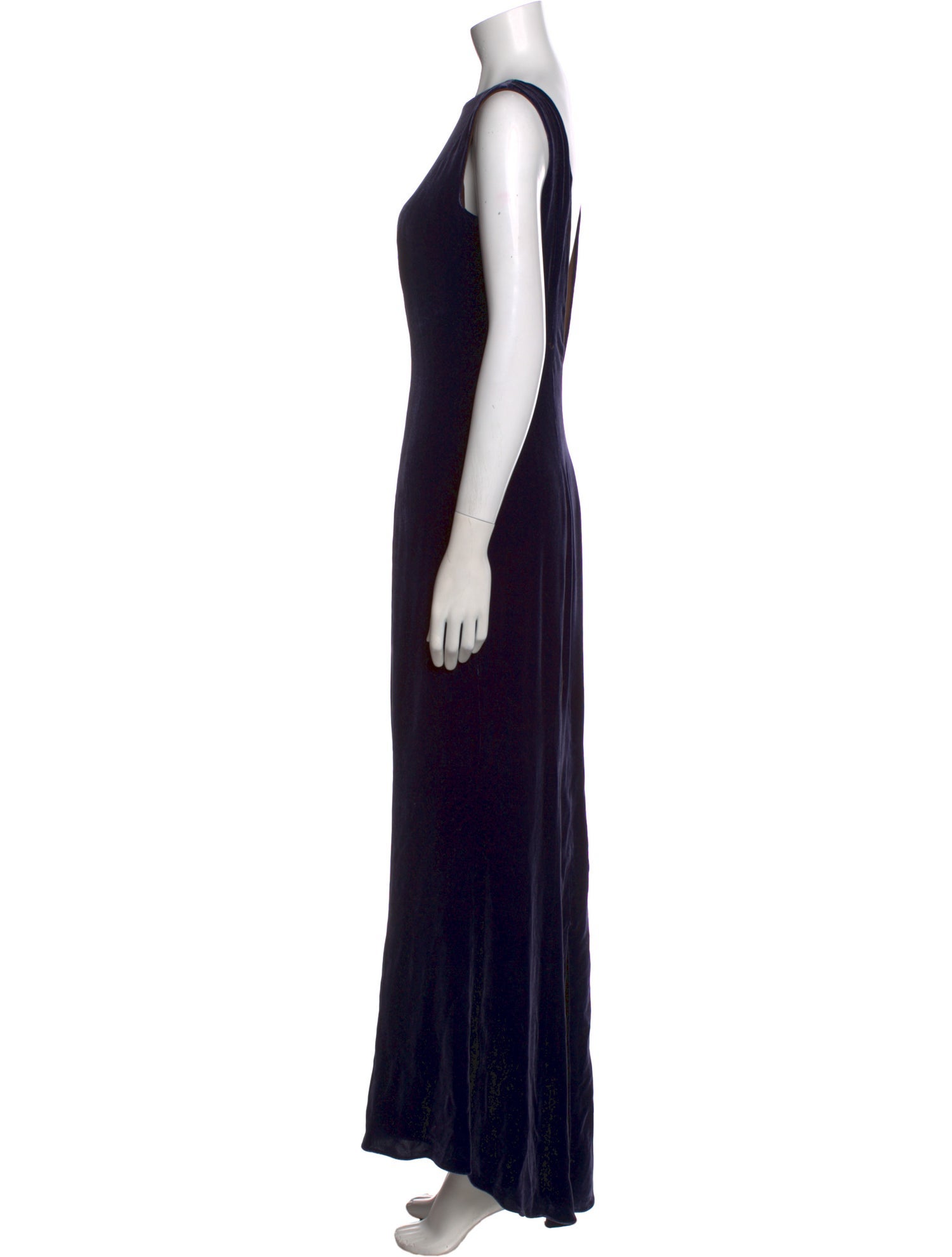 Maria Pinto Bateau Neckline Long Dress