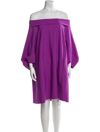 Maria Pinto Off-The-Shoulder Mini Dress