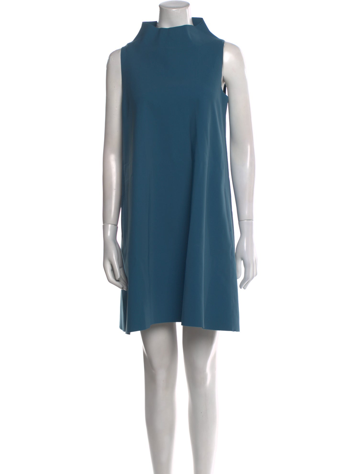 Maria Pinto Mock Neck Mini Dress