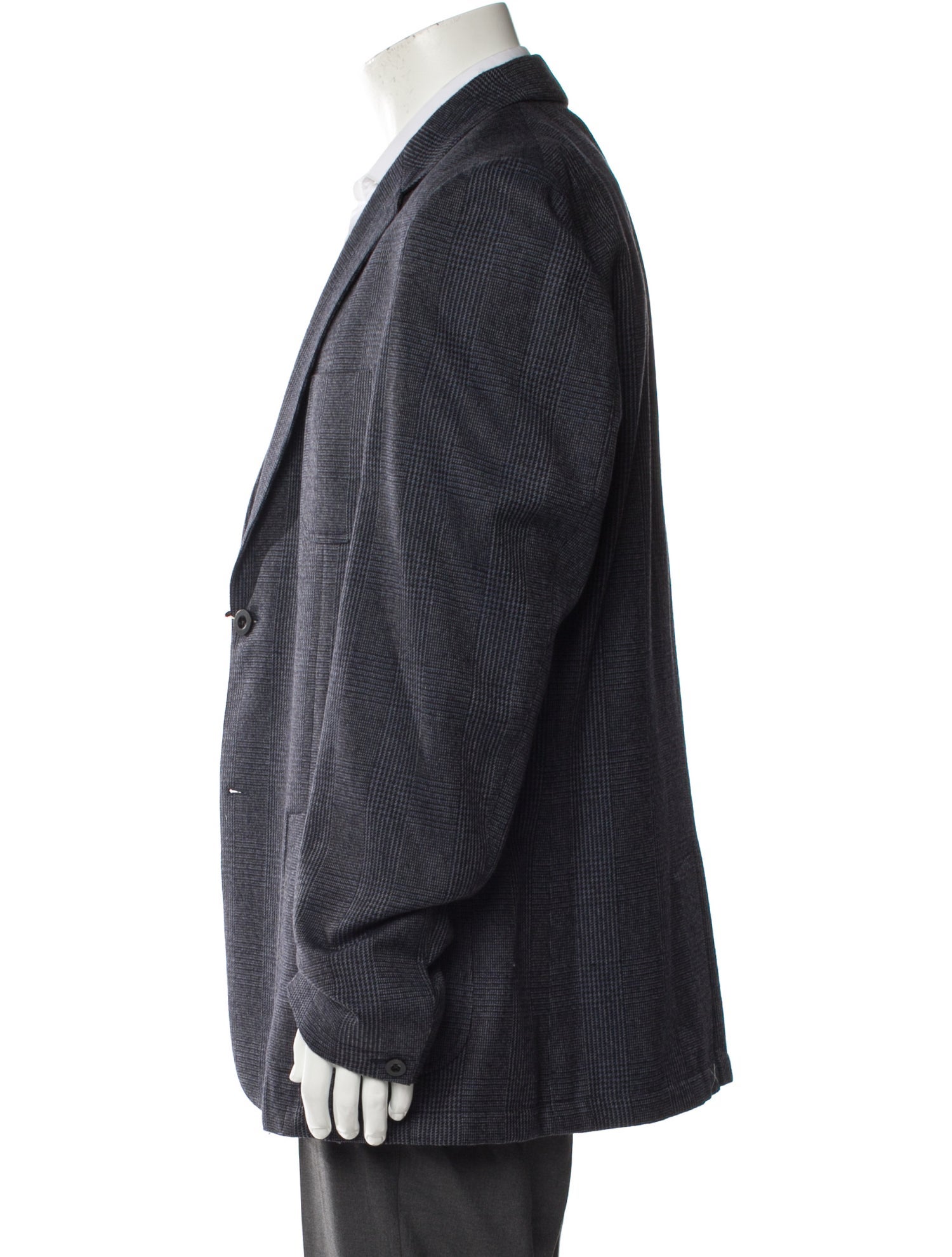 Mr P. Plaid Print Blazer