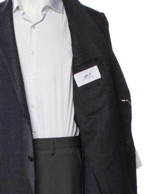 Mr P. Plaid Print Blazer