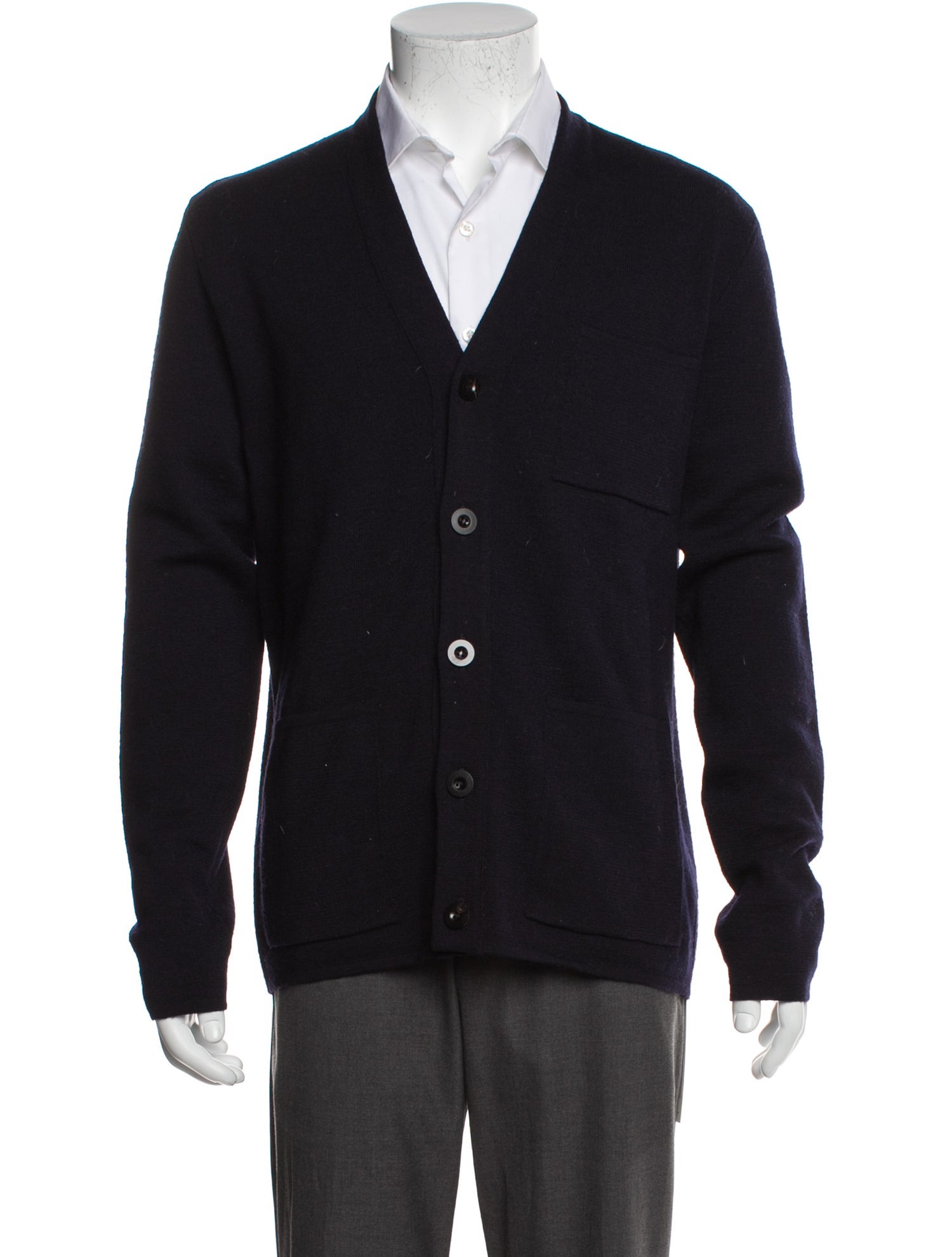 Mr P. Merino Wool V-Neck Cardigan