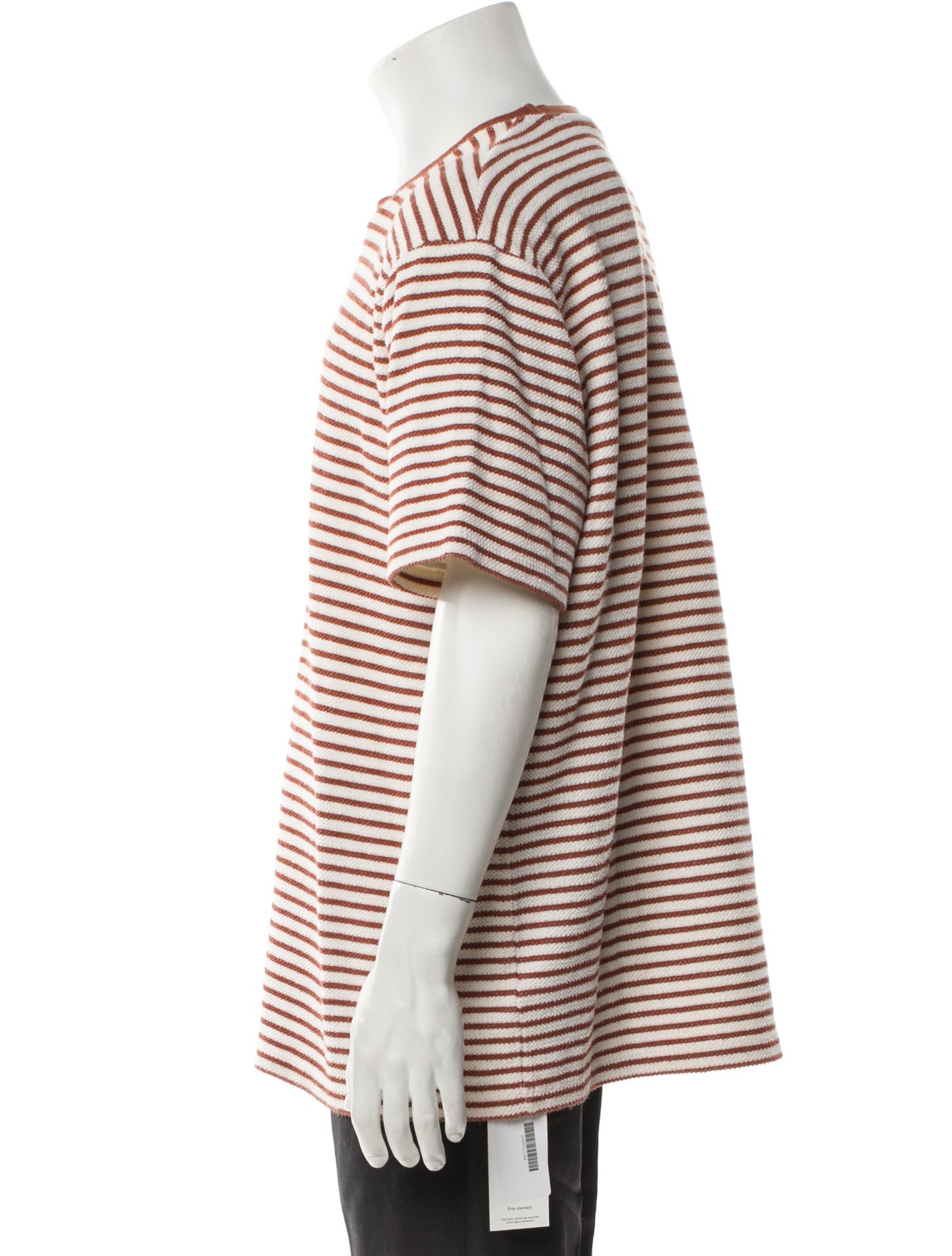 Mr P. Striped Scoop Neck T-Shirt