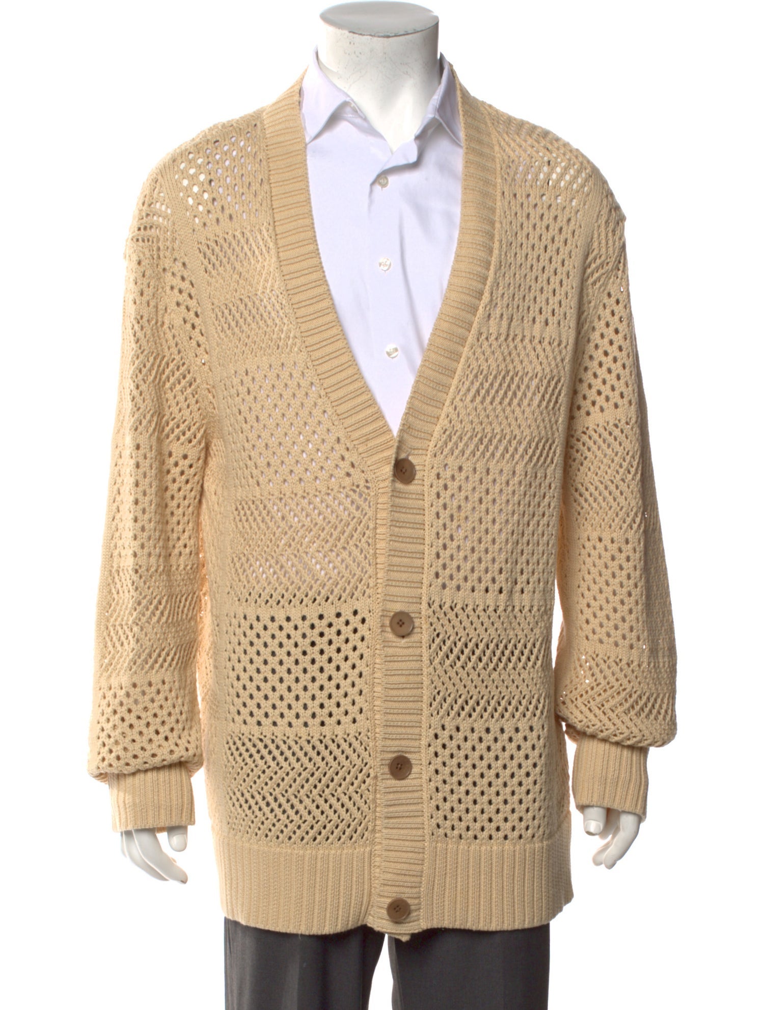 Mr P. V-Neck Long Sleeve Cardigan