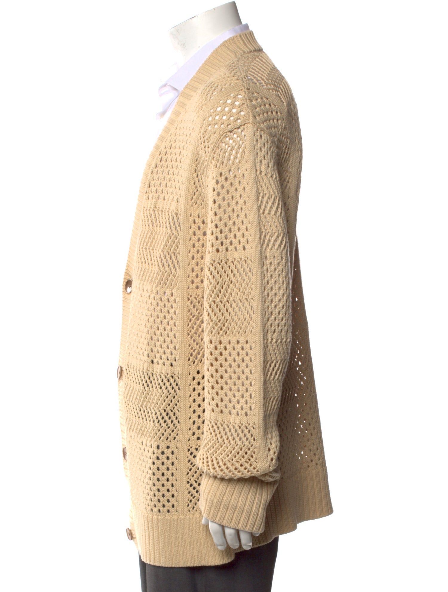 Mr P. V-Neck Long Sleeve Cardigan