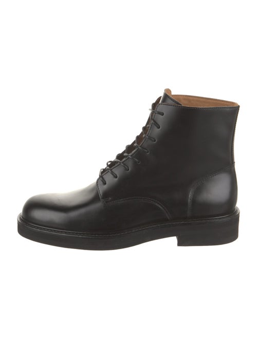 Mr P. Leather Lace-Up Boots