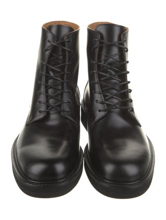 Mr P. Leather Lace-Up Boots
