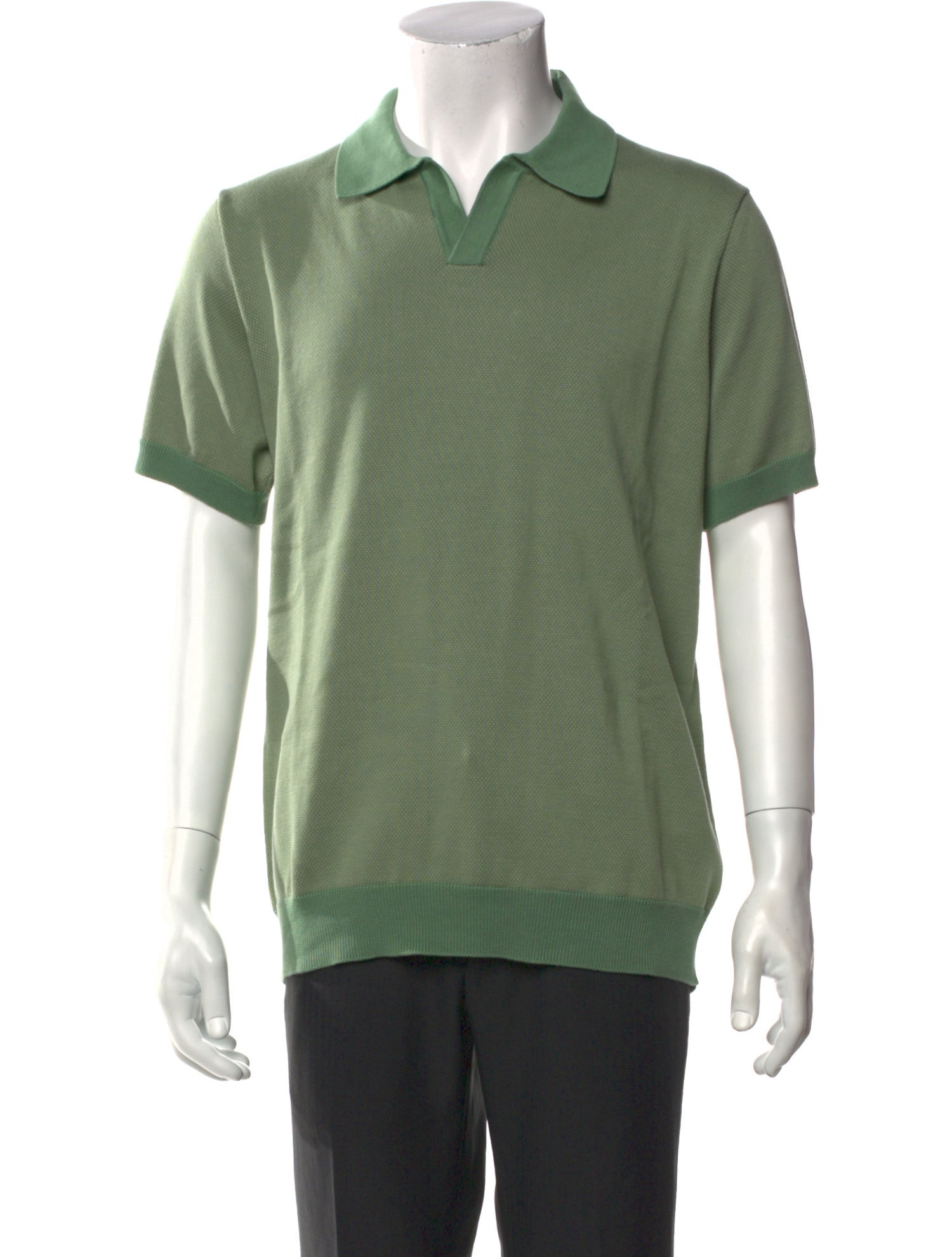 Mr P. Collar Short Sleeve Polo Sweater w/ Tags