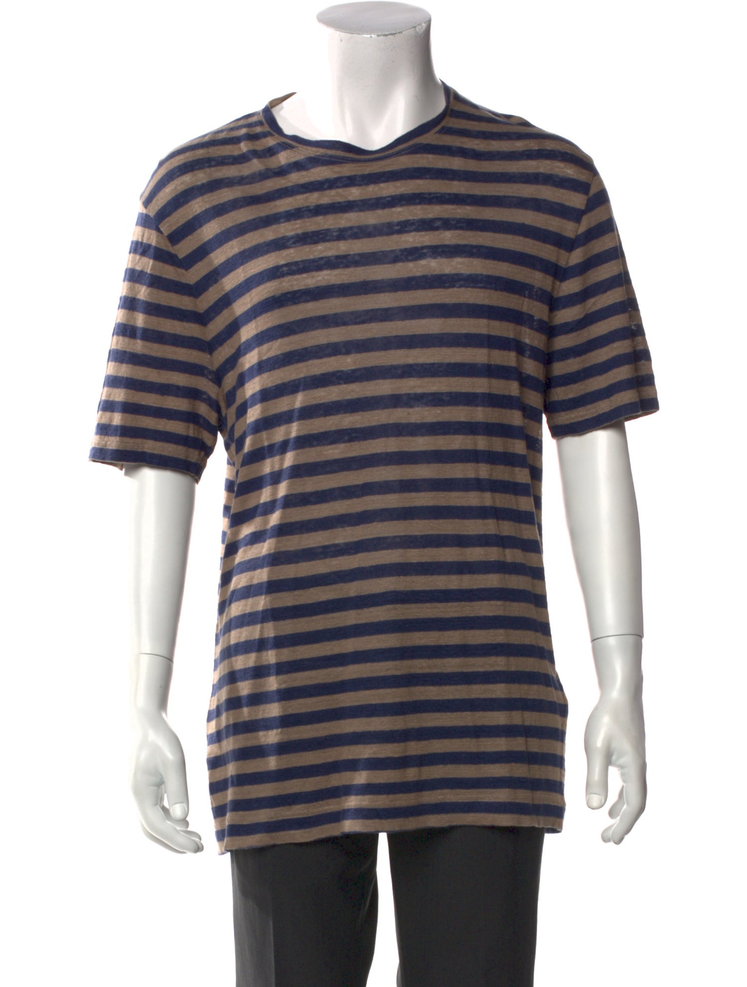 Mr P. Linen Striped T-Shirt