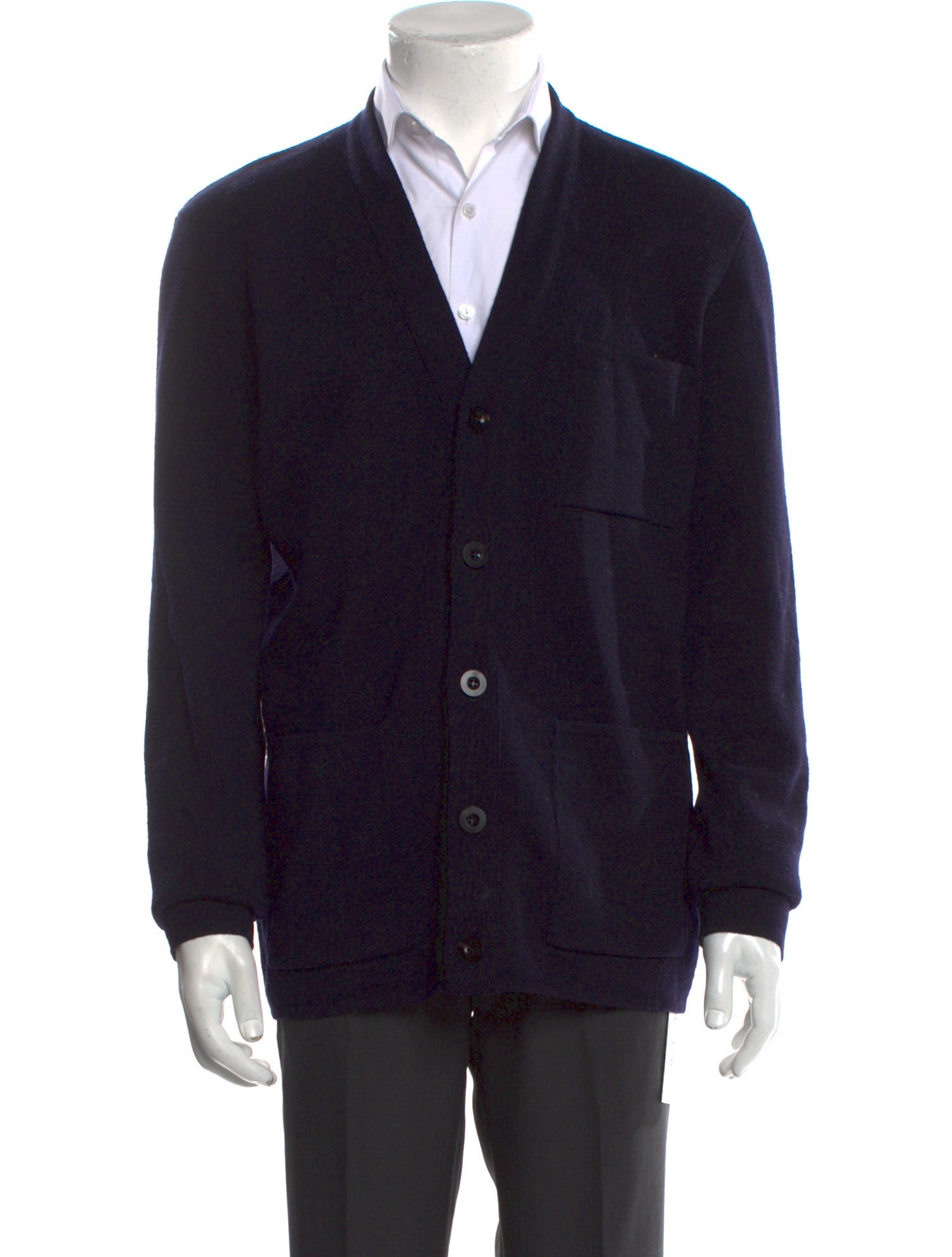 Mr P. Merino Wool V-Neck Cardigan