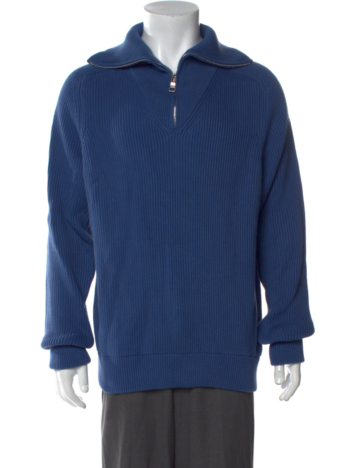 Mr P. Collar Long Sleeve Polo Sweater