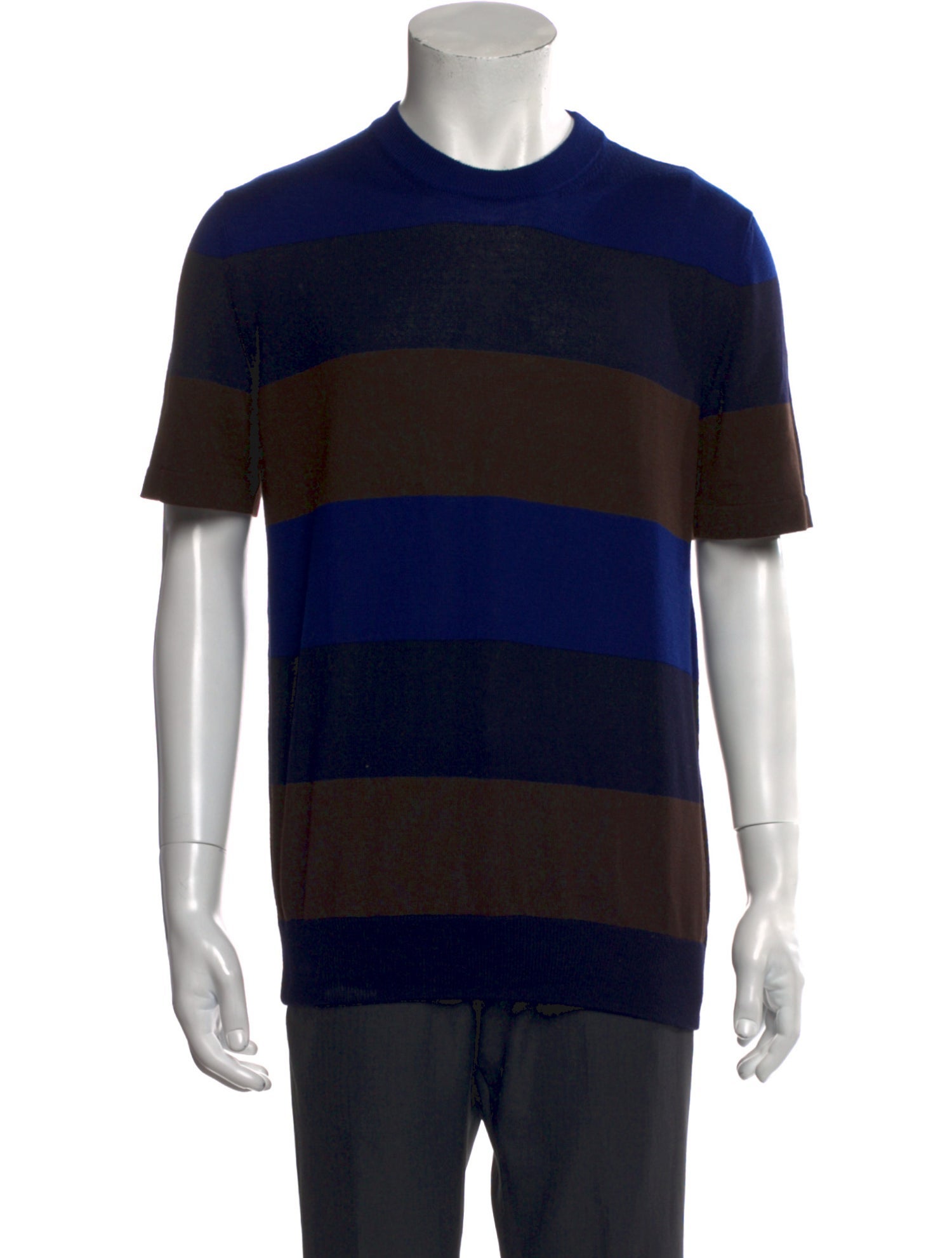 Mr P. Merino Wool Striped T-Shirt
