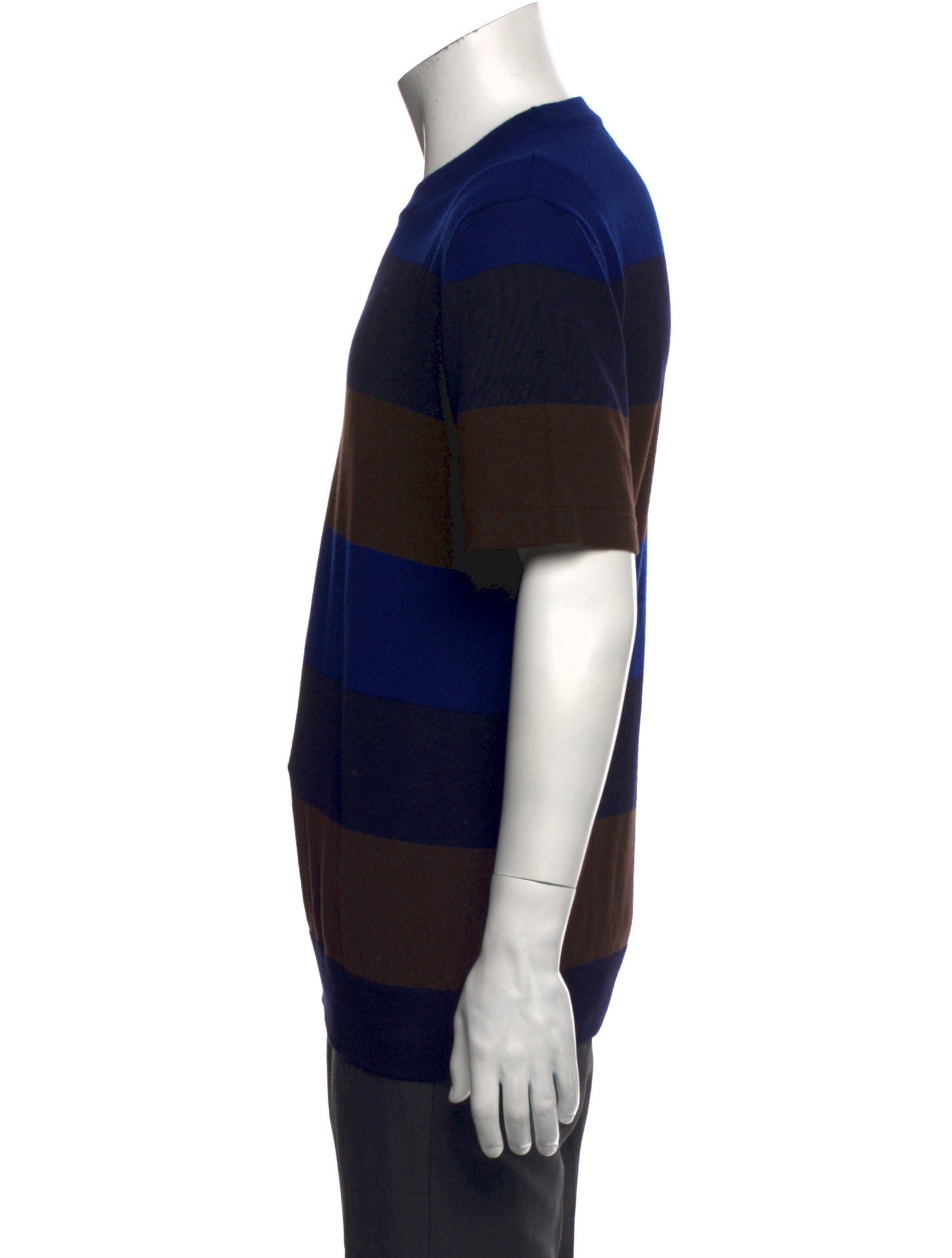 Mr P. Merino Wool Striped T-Shirt