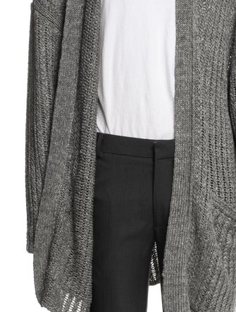 Mr P. Linen Open Front Cardigan