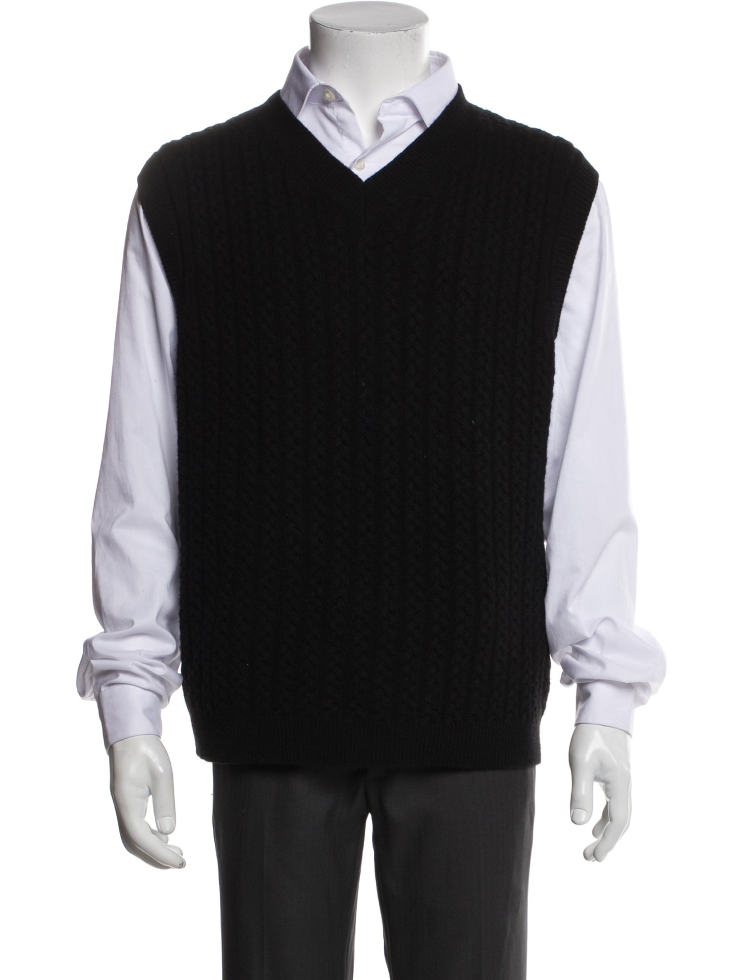 Mr P. Lambswool V-Neck Sweater Vest