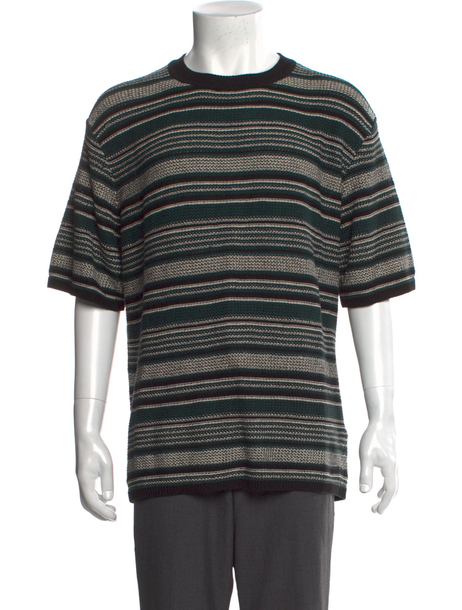 Mr P. Striped Crew Neck Pullover