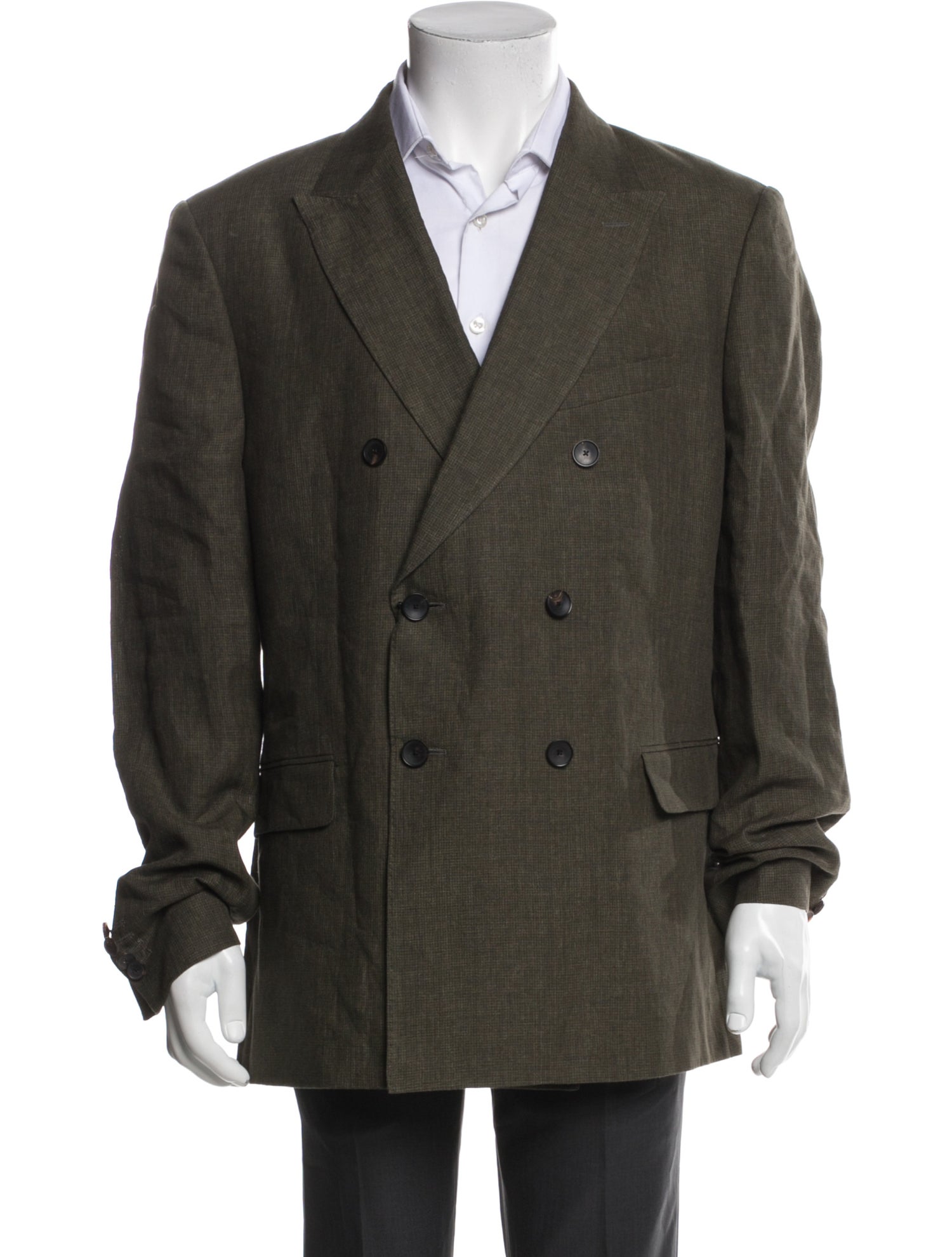 Mr P. Linen Peacoat w/ Tags