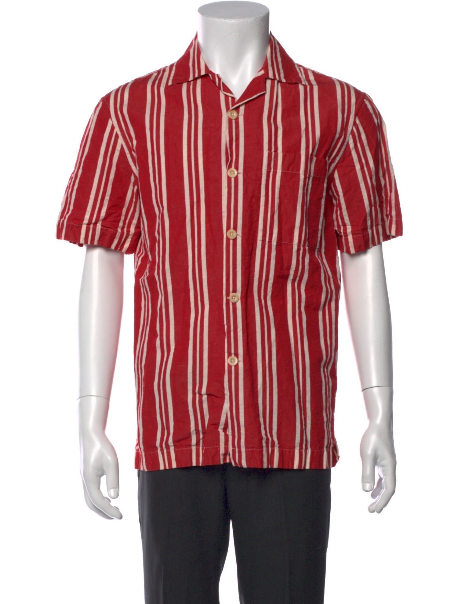 Mr P. Striped Short Sleeve Shirt