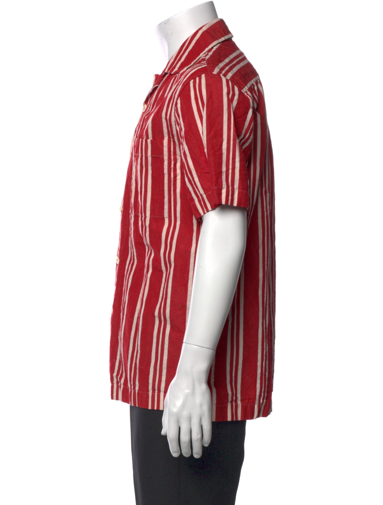 Mr P. Striped Short Sleeve Shirt